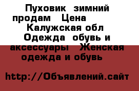 Пуховик  зимний продам › Цена ­ 6 000 - Калужская обл. Одежда, обувь и аксессуары » Женская одежда и обувь   